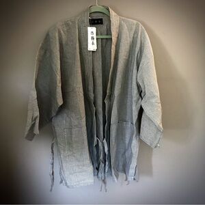 Traditional Japanese Men’s Samue Set - Loungewear Size L Cotton/Linen